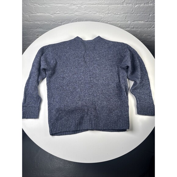 Pendleton Sweater Mens XL Navy Blue Shetland Wool Cardigan Button Front Pockets - Picture 11 of 11